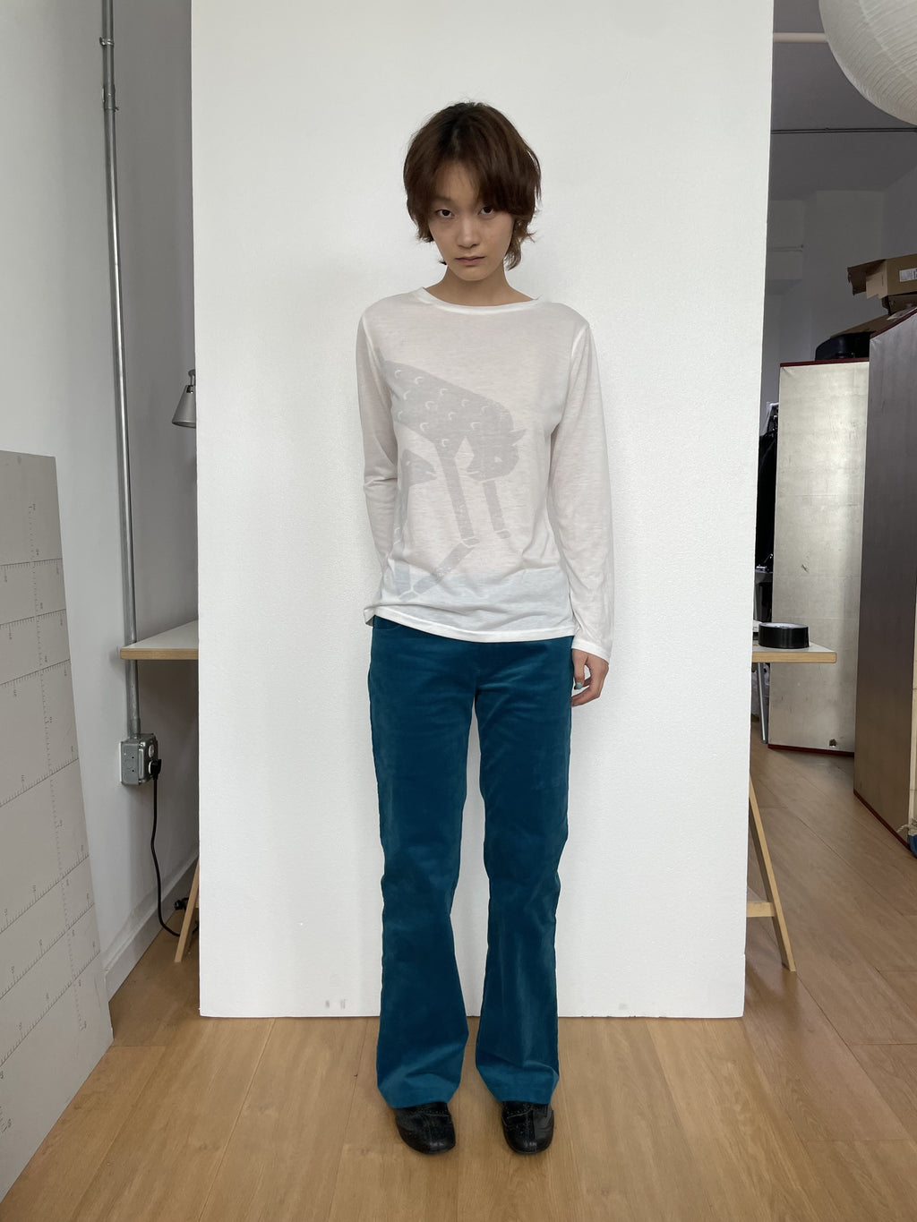 Lake Blue Corduroy Pants
