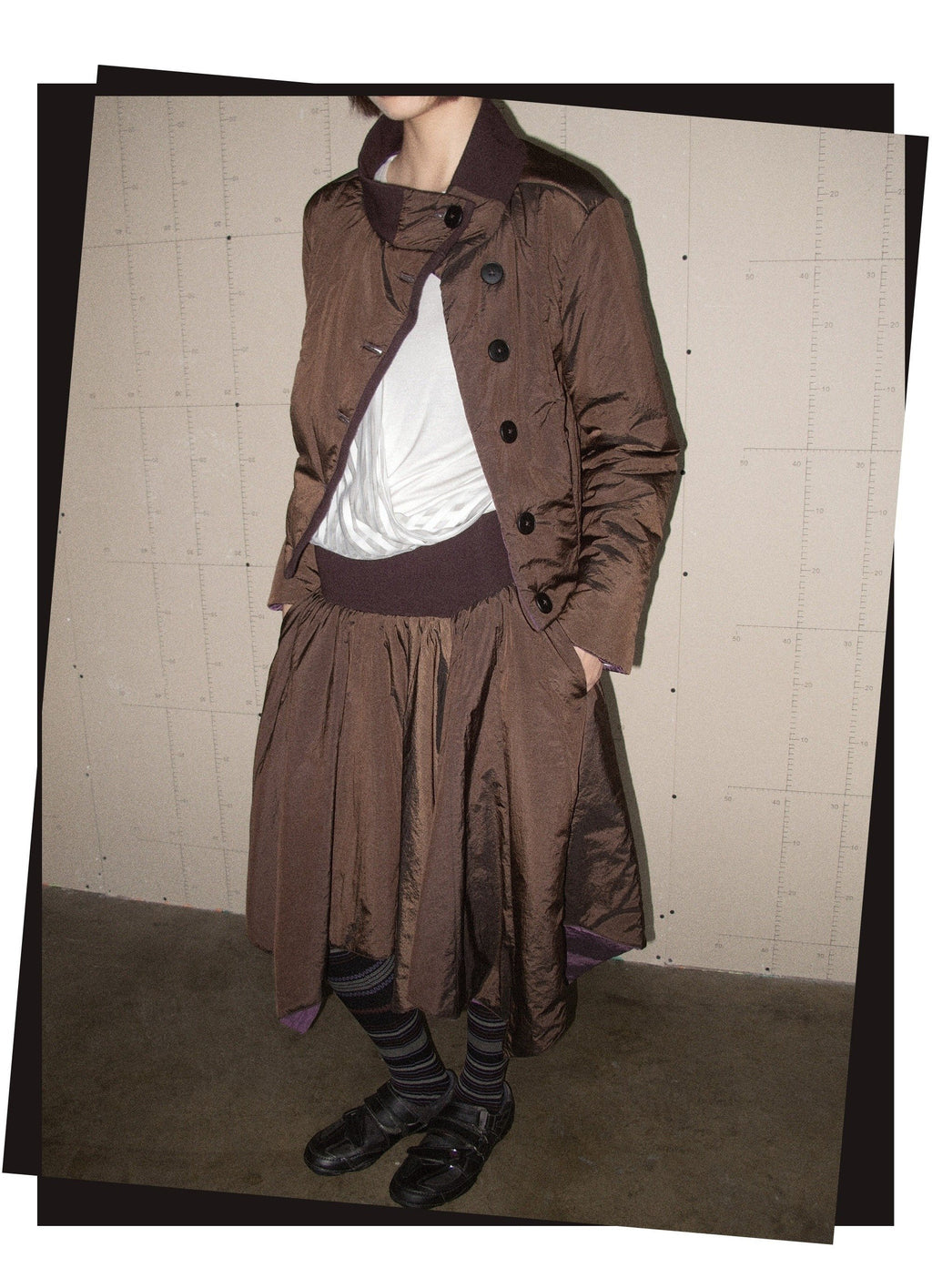 Dual Tone Padded Jacket (2color)