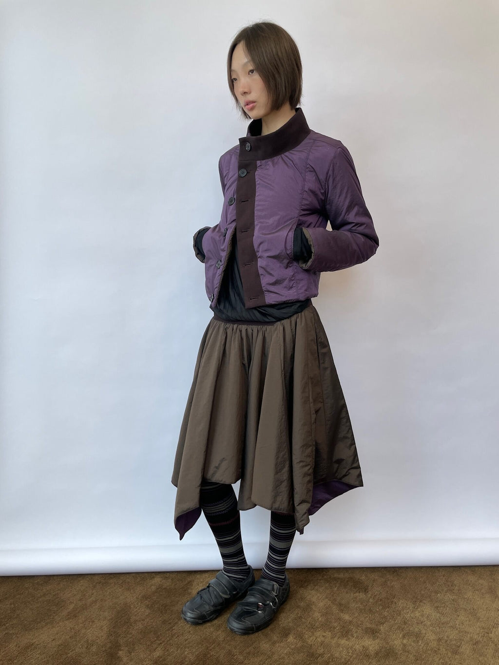 Dual Tone Padded Jacket (2color)