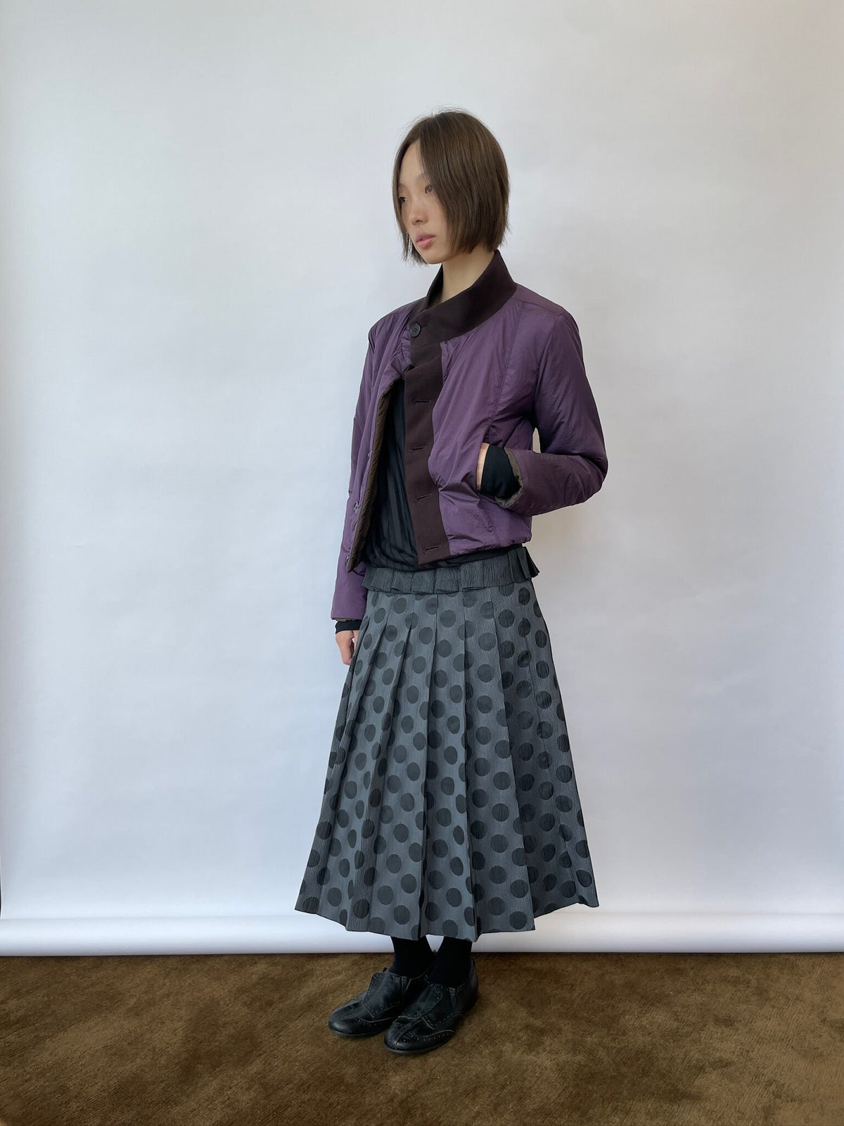 Dual Tone Padded Jacket (2color)