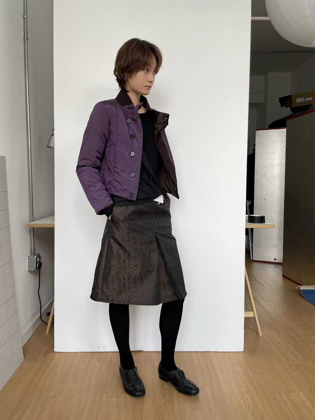 Dual Tone Padded Jacket (2color)