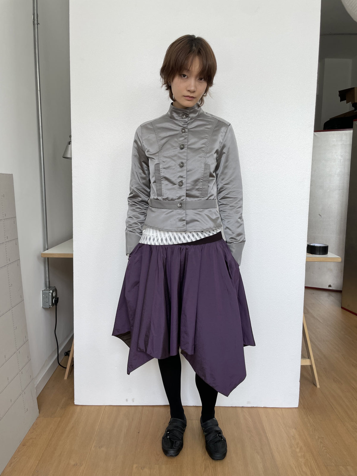 Dual Shade Padded Skirt