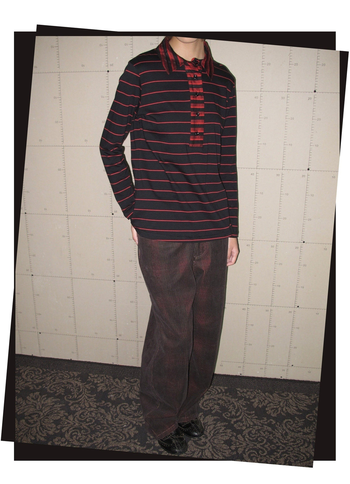 Corduroy Layered Pants