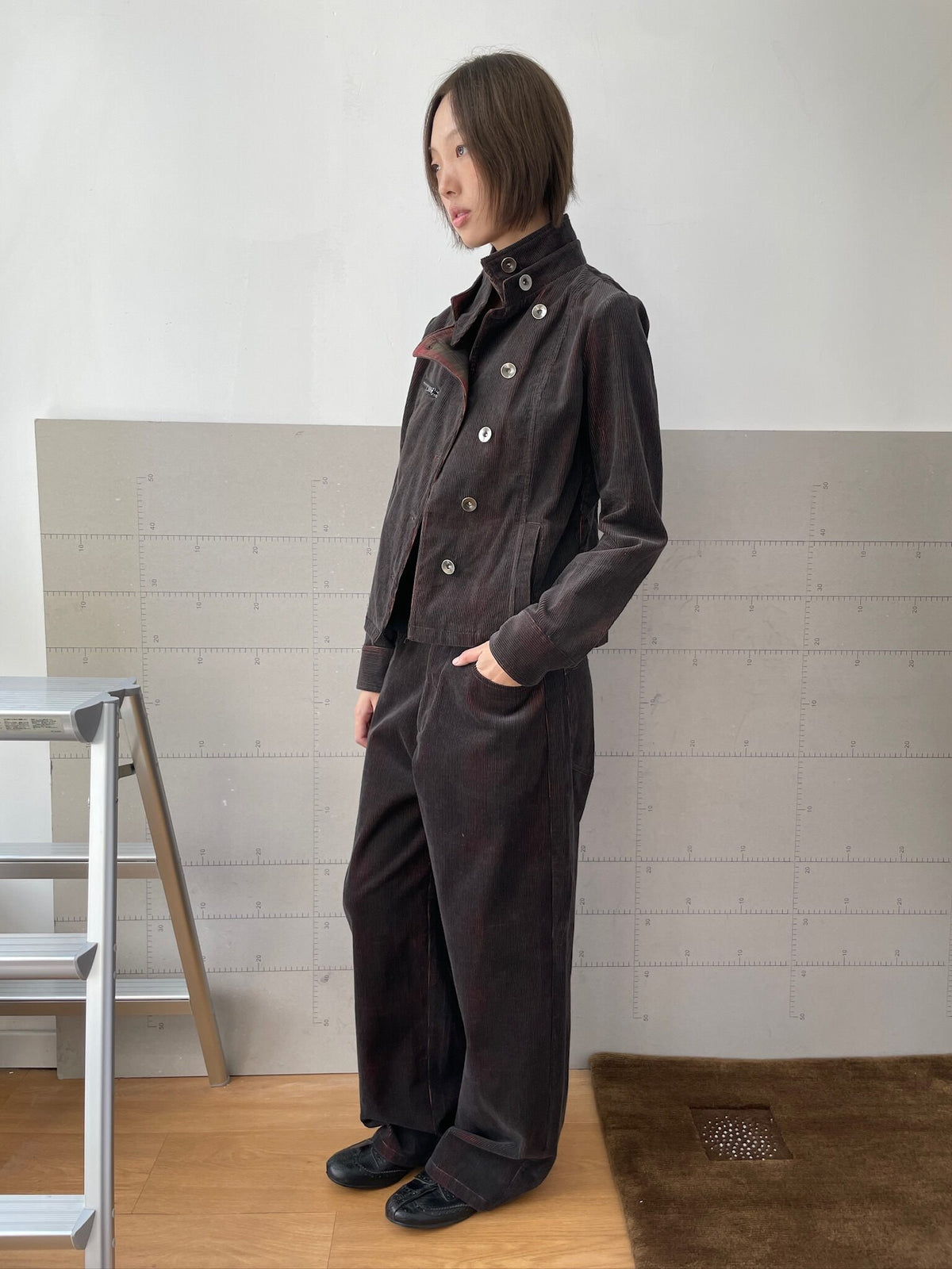 Corduroy Layered Pants