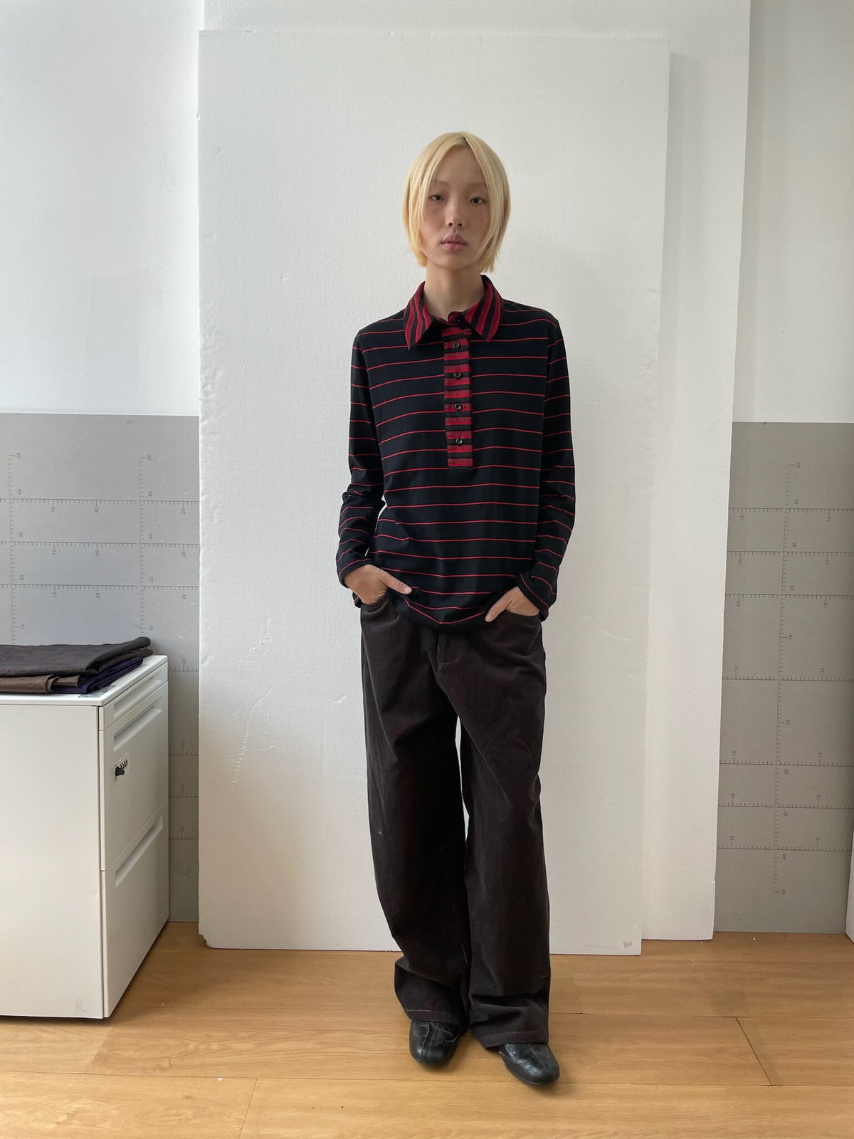 Corduroy Layered Pants