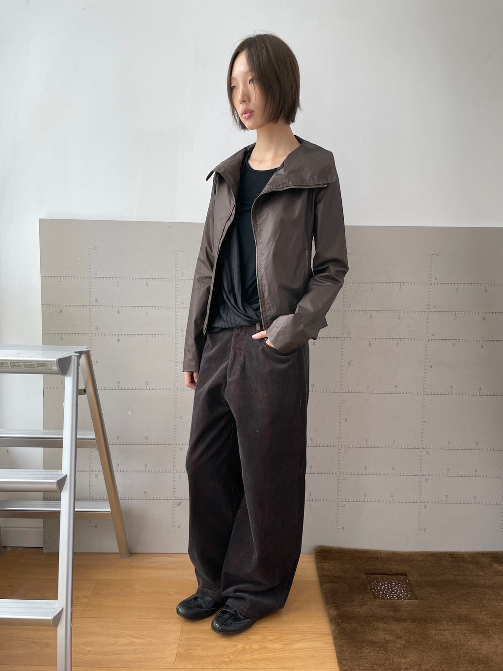 Corduroy Layered Pants
