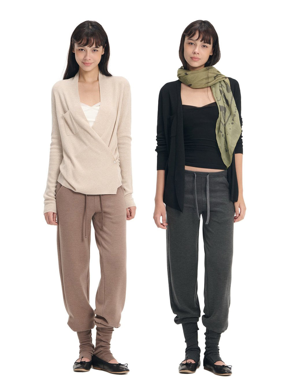 Cross Wrap V-Neck Cardigan (2color)