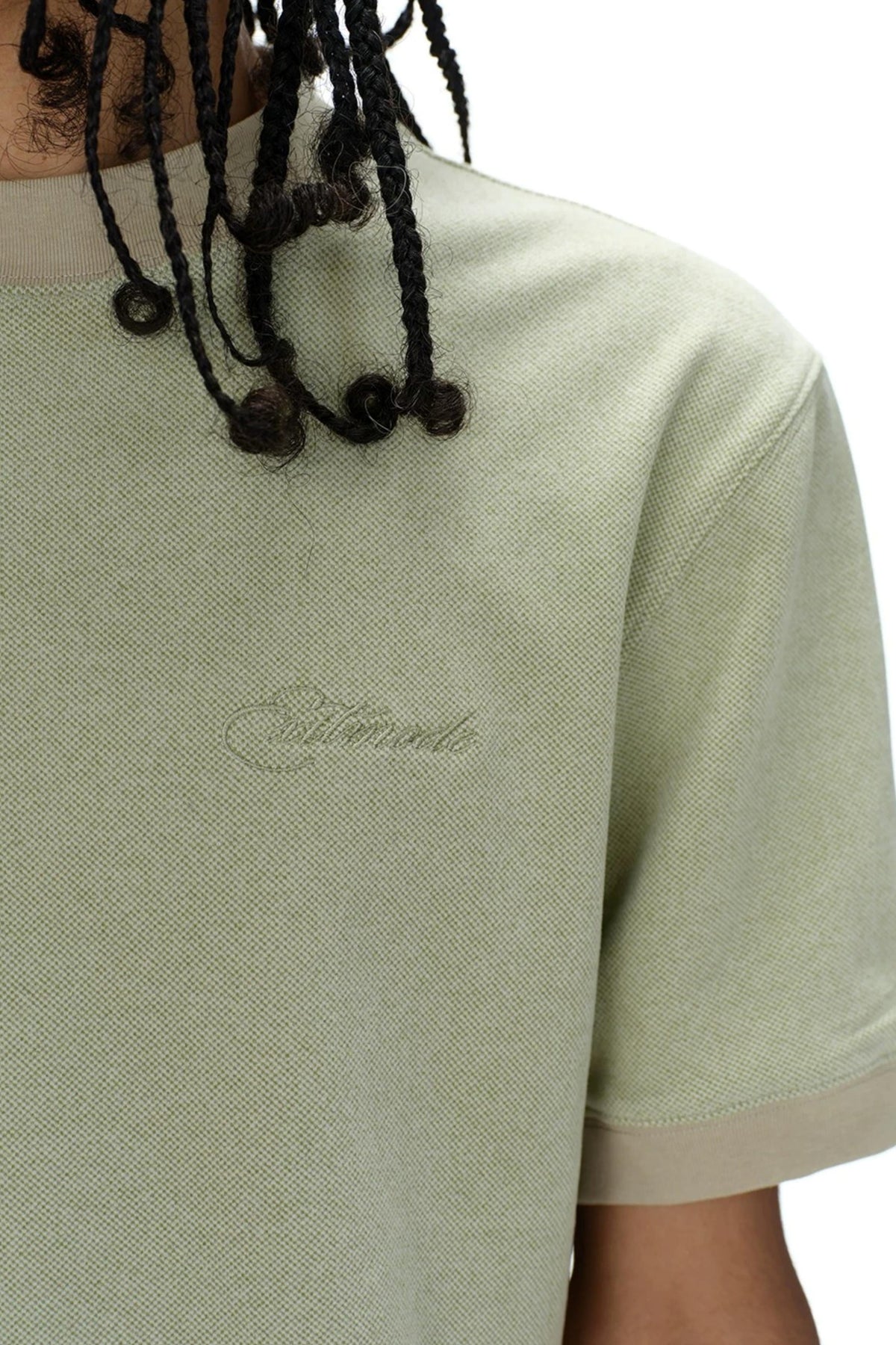 3D Velvet Round Neck T-Shirt