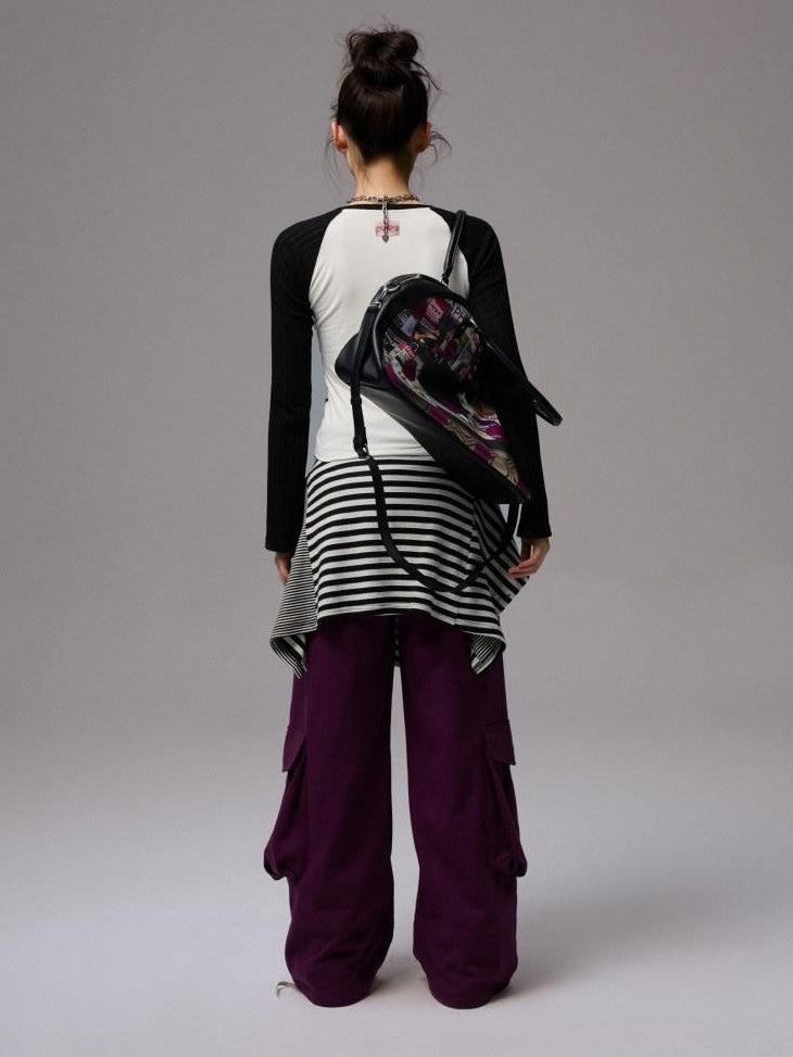 3d Pleated Hooded Women's Tie Waist Wide Leg Casual Top & Pants Sets