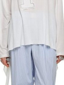 Boxy Large Pocket Striped Jacquard Cargo Women's Other Material Wide-leg Pants