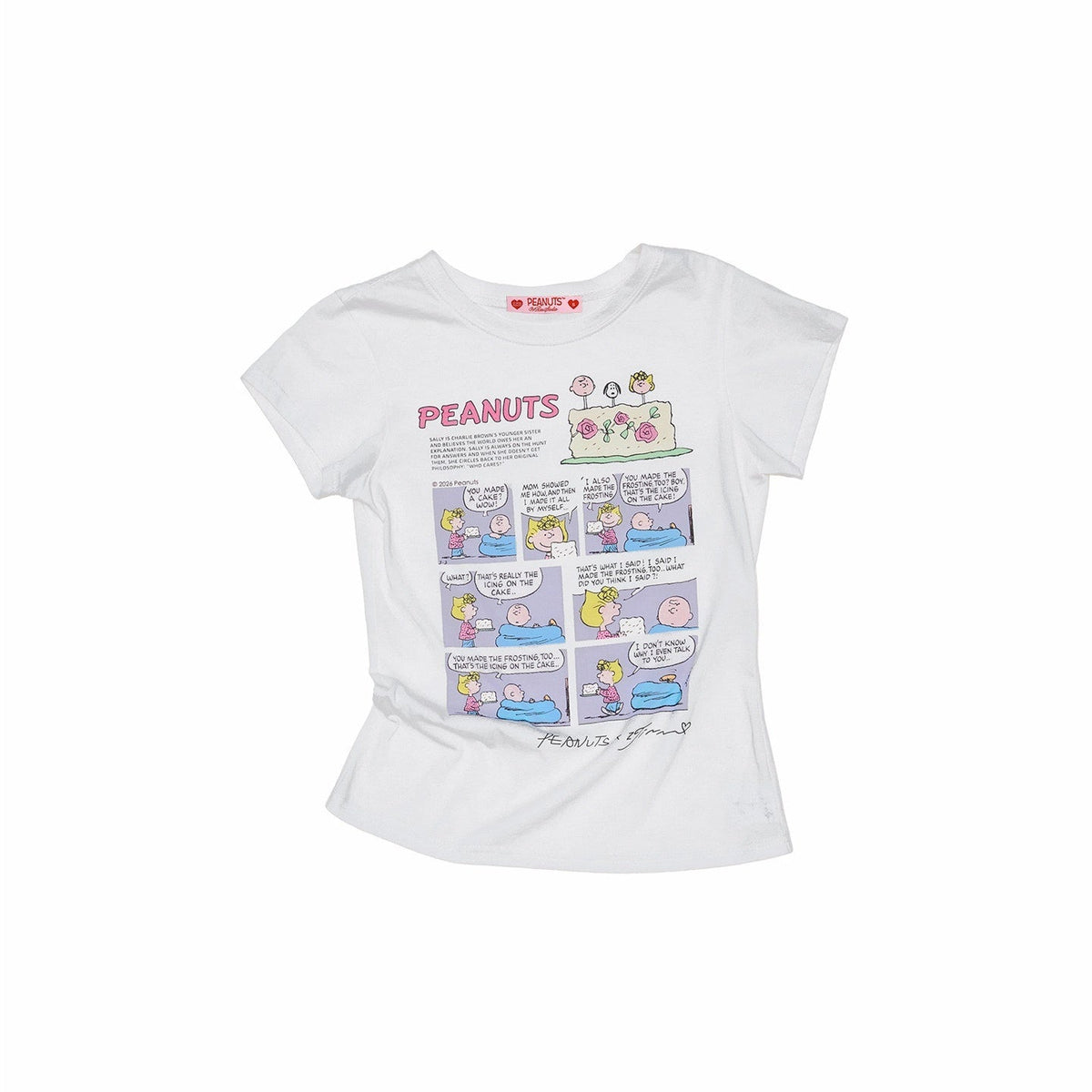 Cartoon Print Slim Fit Set In Shoulder Women's Cotton Short Sleeve T-shirts