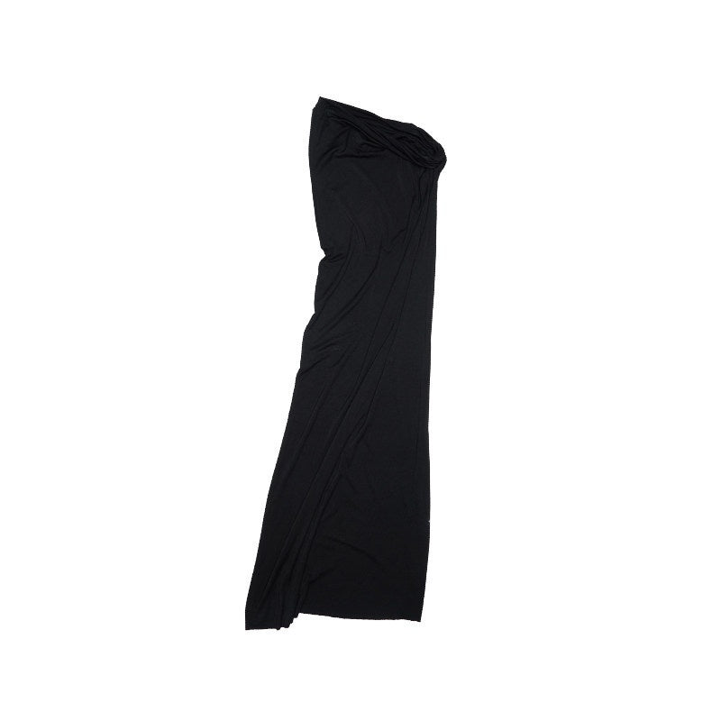 Large Round Neck Back Knot Vest Slim Fit Women's Acetate Matching Skirt Sets