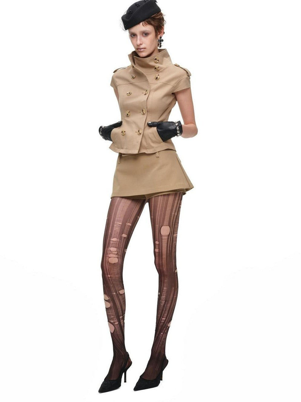 Mini One Piece A Line No Waistband Mid Low Rise Women's Skorts