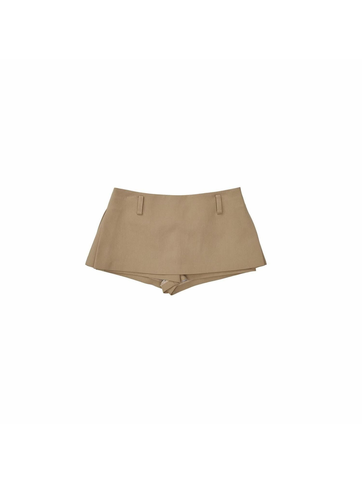 Mini One Piece A Line No Waistband Mid Low Rise Women's Skorts