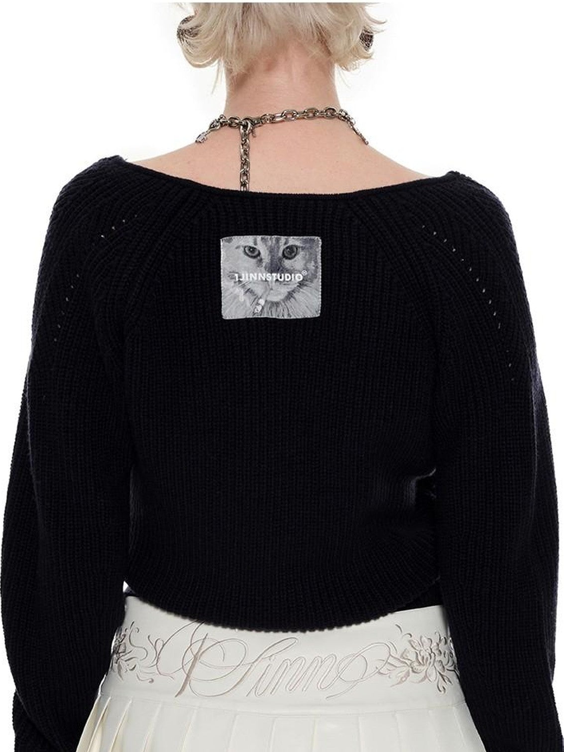 Slouchy V-neck Cinched Waist Long Sleeve Women's Knit Cardigans