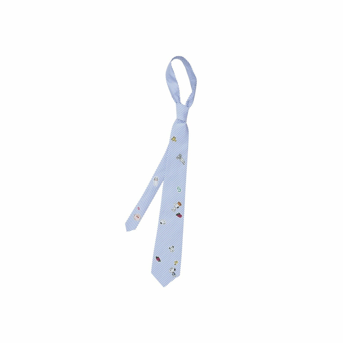 Vintage Sticker Print Designer Aesthetic Two Tone Formal Women's Neckties