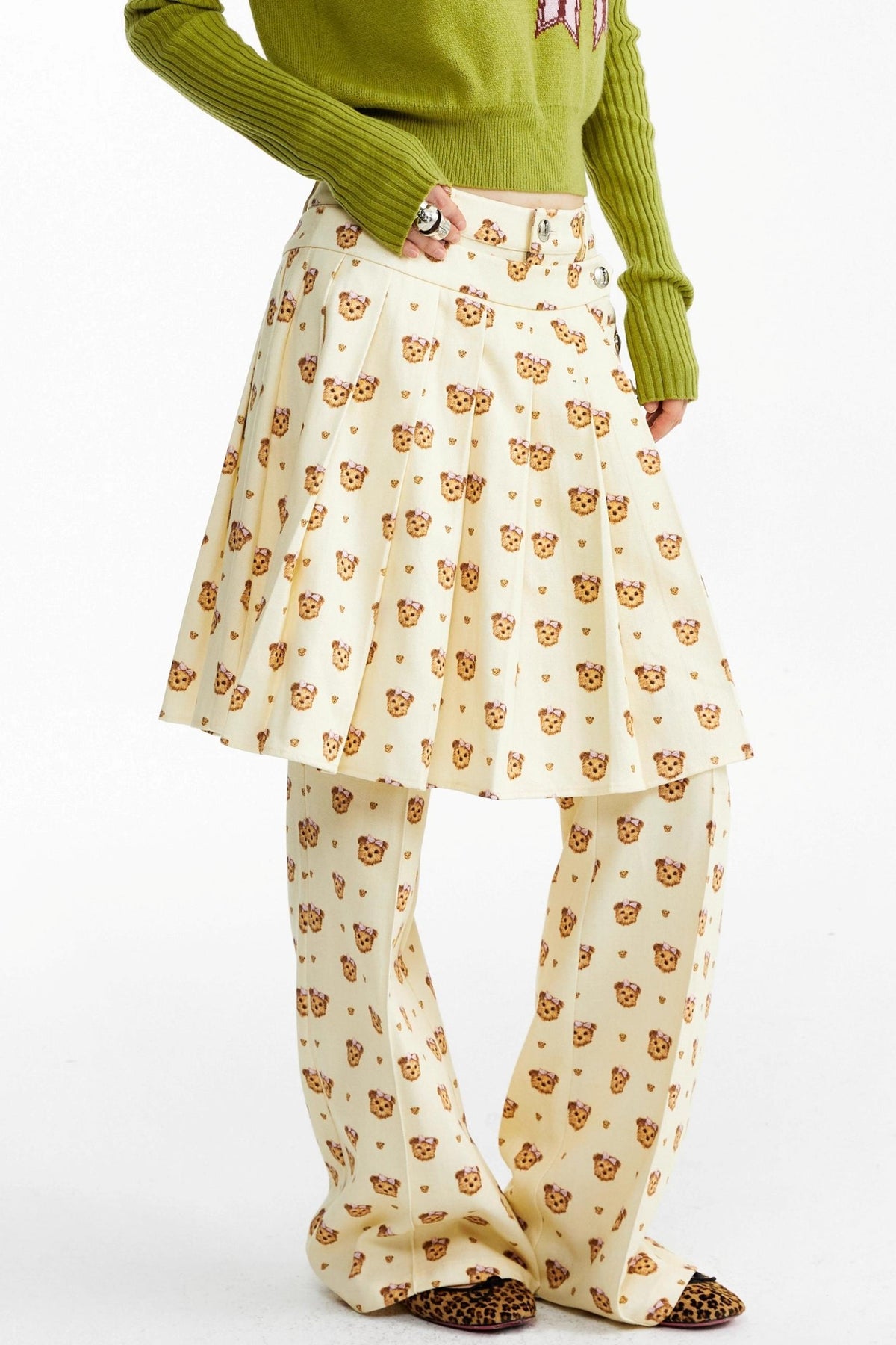 Beige (Bear Print)