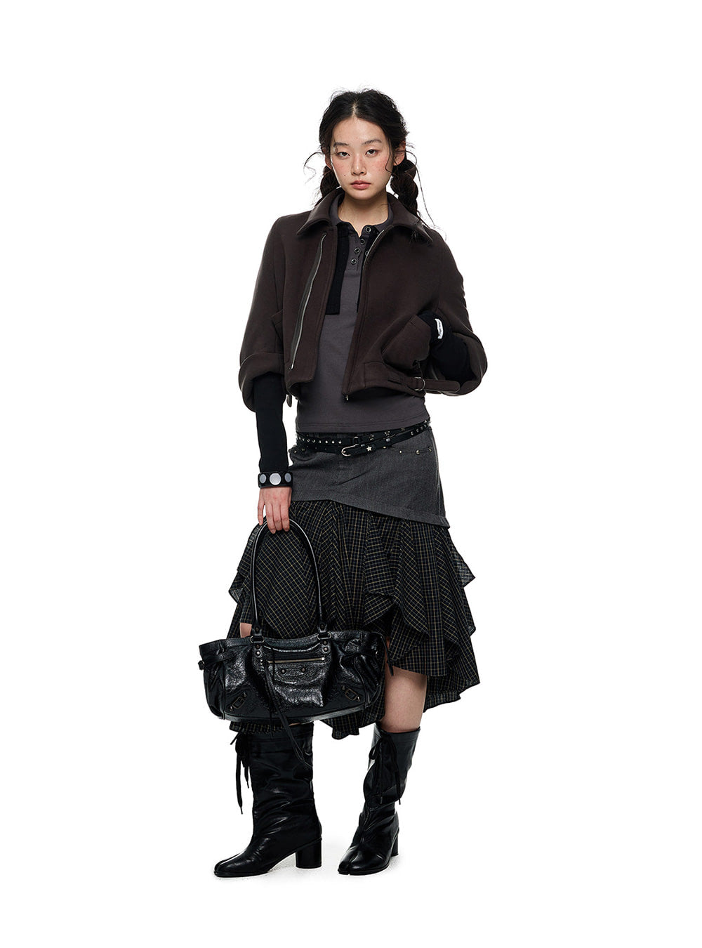 Asymmetric Air-Layer Short Jacket (2color)