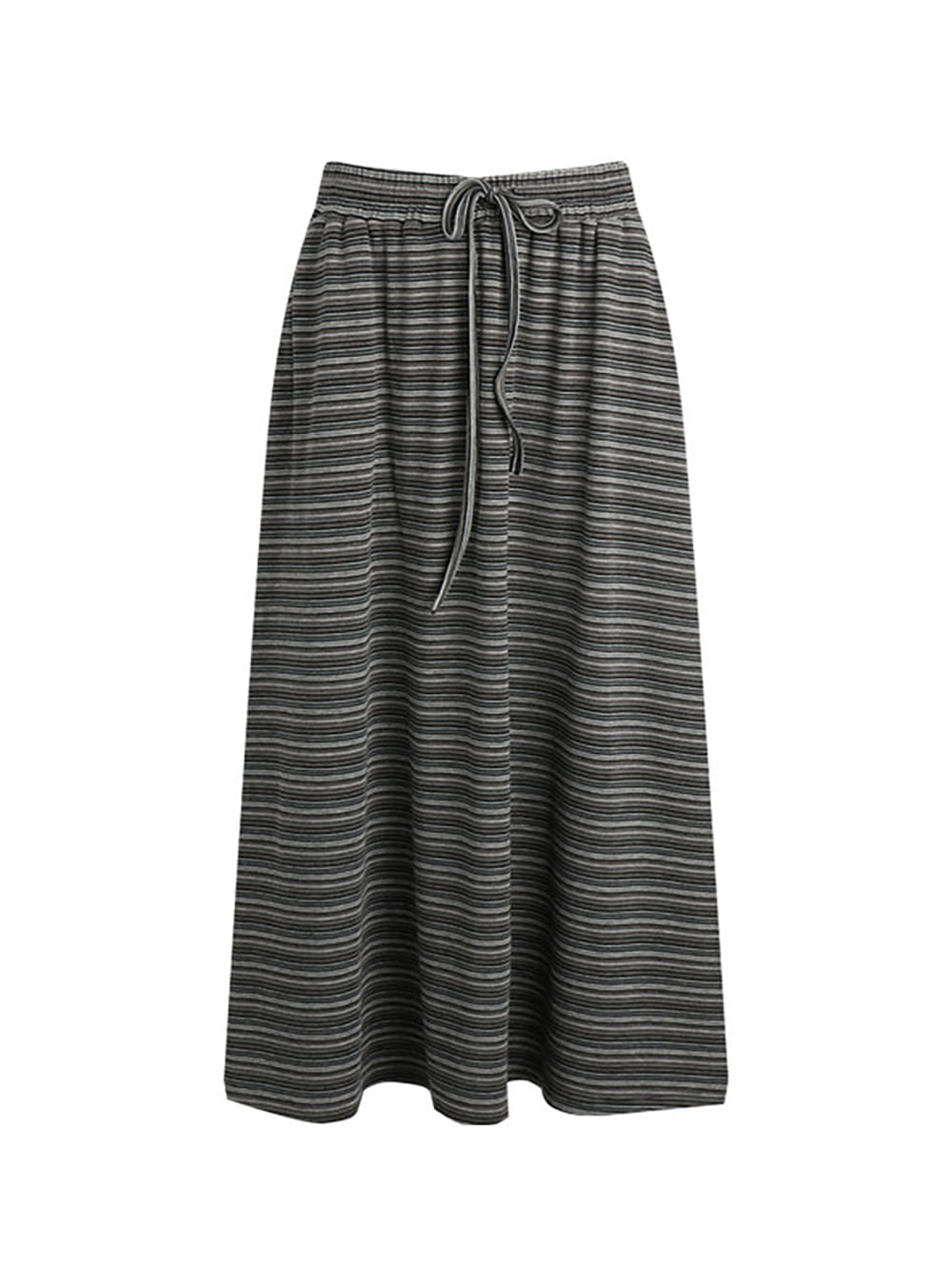 Contour Stripe Long Skirt