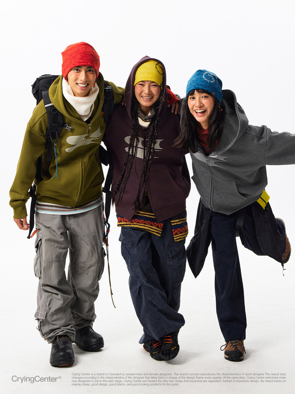 CryingCenter Classic Archive Hooded Zip-Up