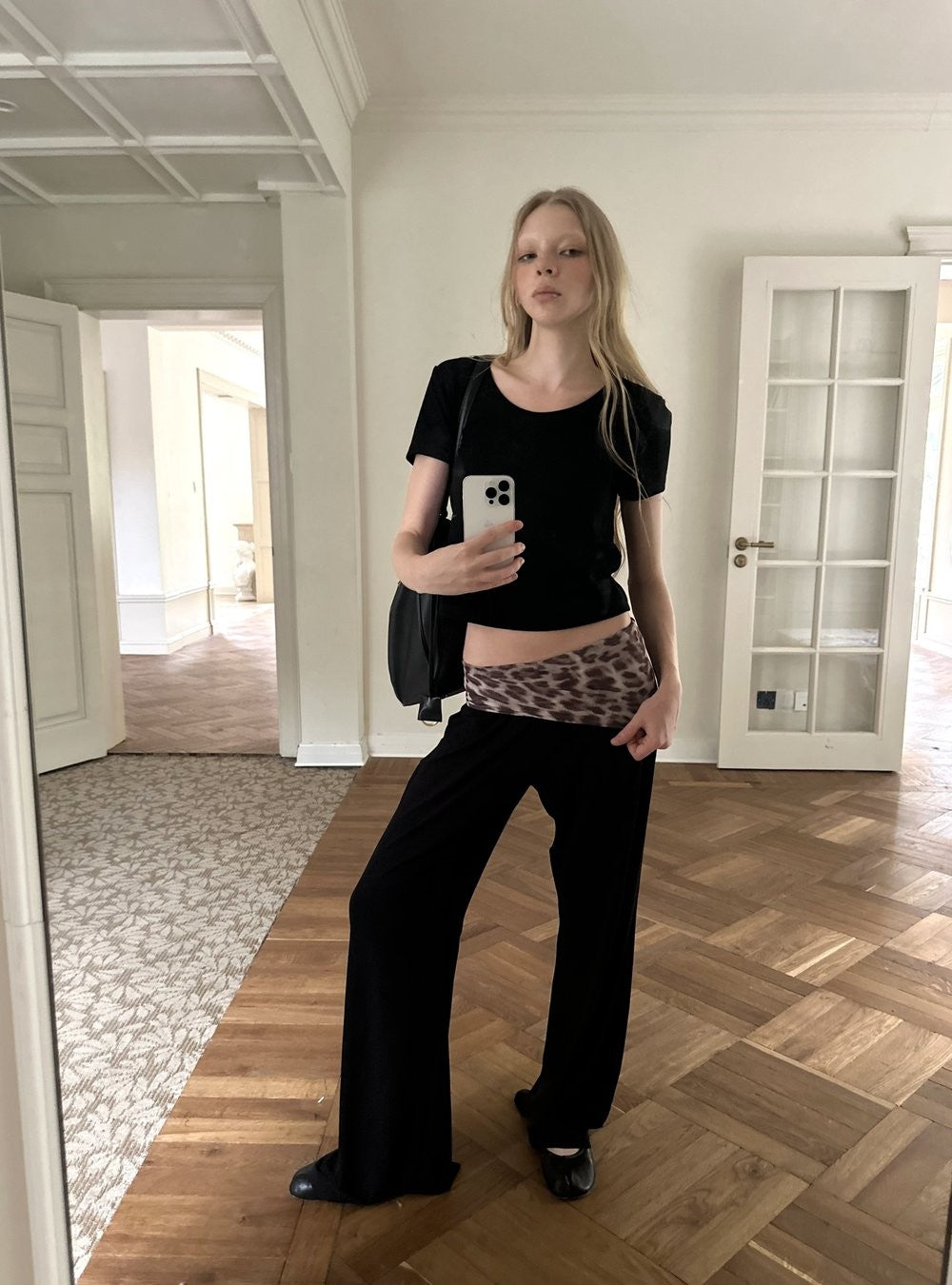 Leopard Relaxed Wide Pants