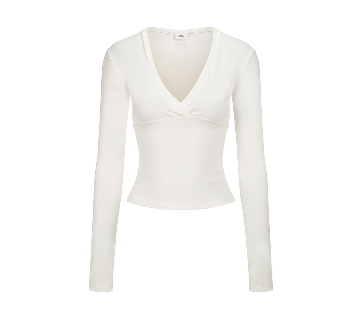 Deep V Wrap Top (2color)