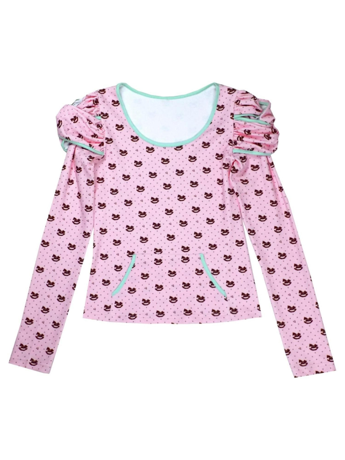 Soft Modal Slim Fit Casual Sculpted Women Striped Bow Long Sleeve T-Shirts