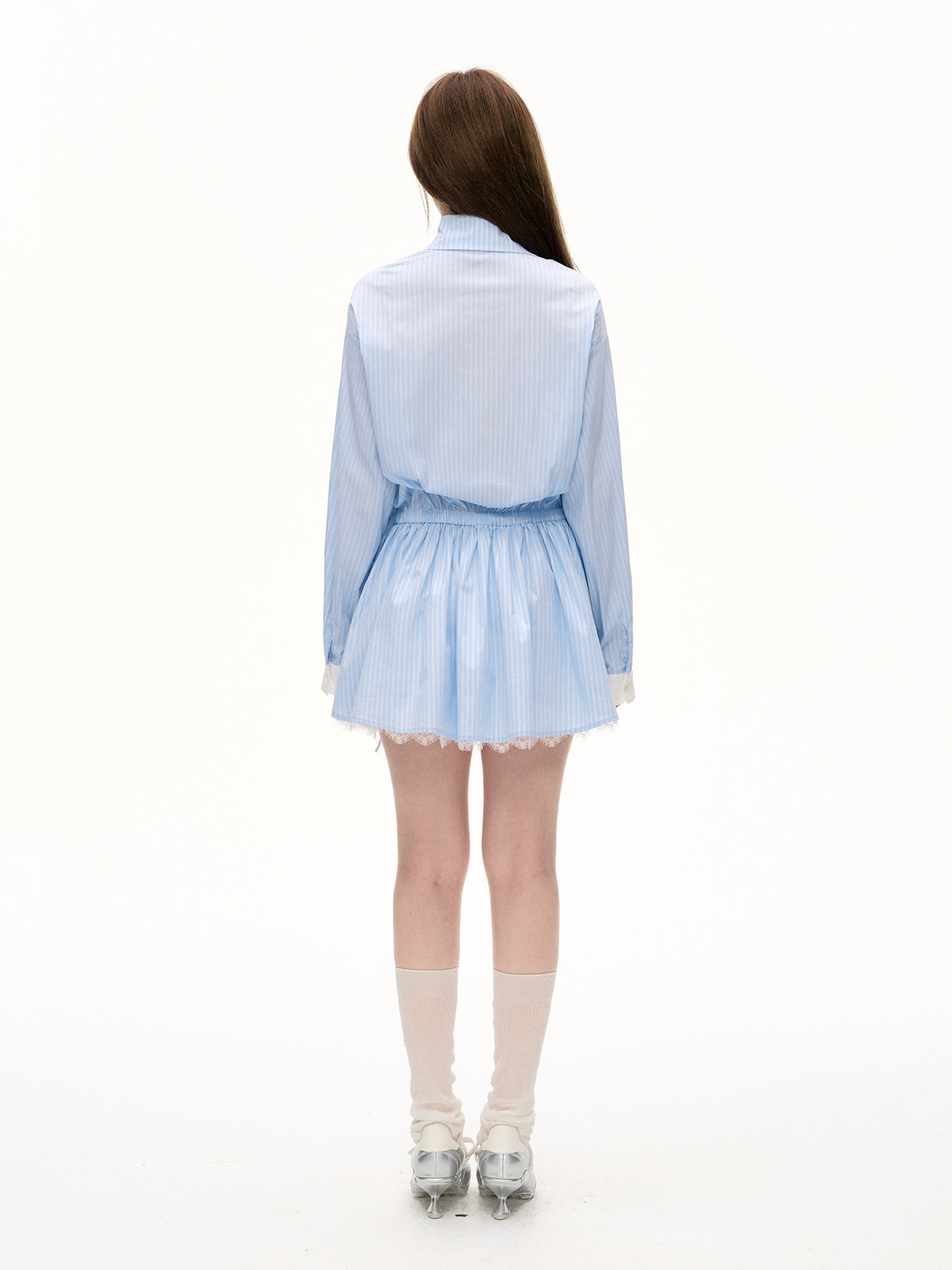 Romance Nanci Lace Shirt Dress