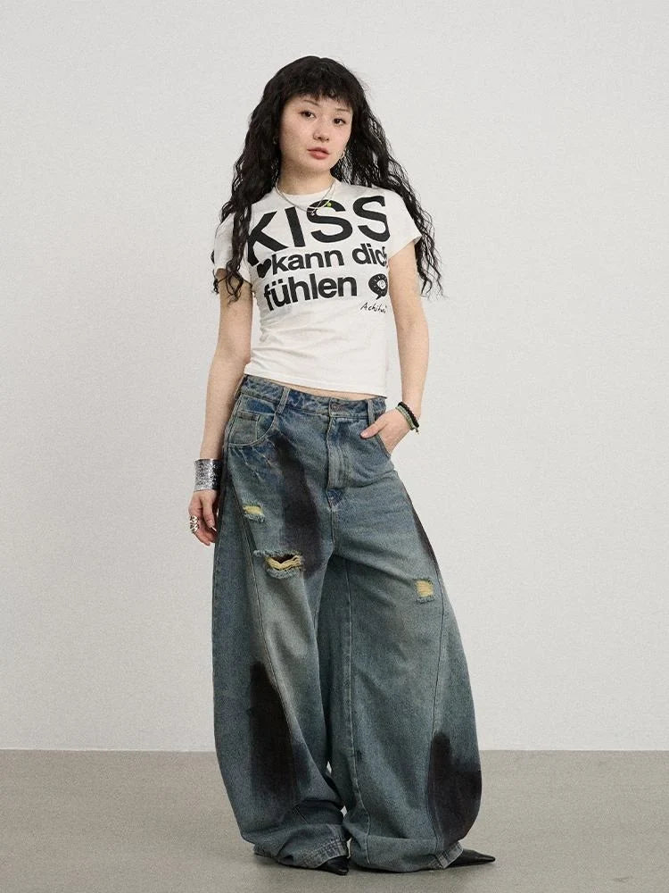 New Sleeveless Crop Top T-Shirt