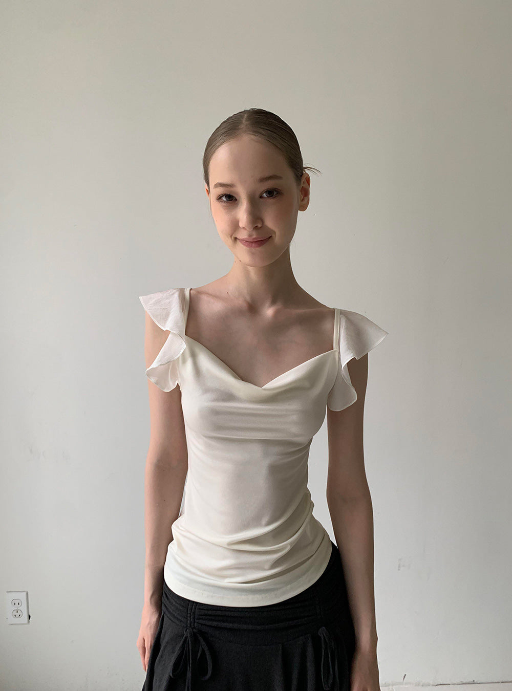 Veil Frill Top (3color)