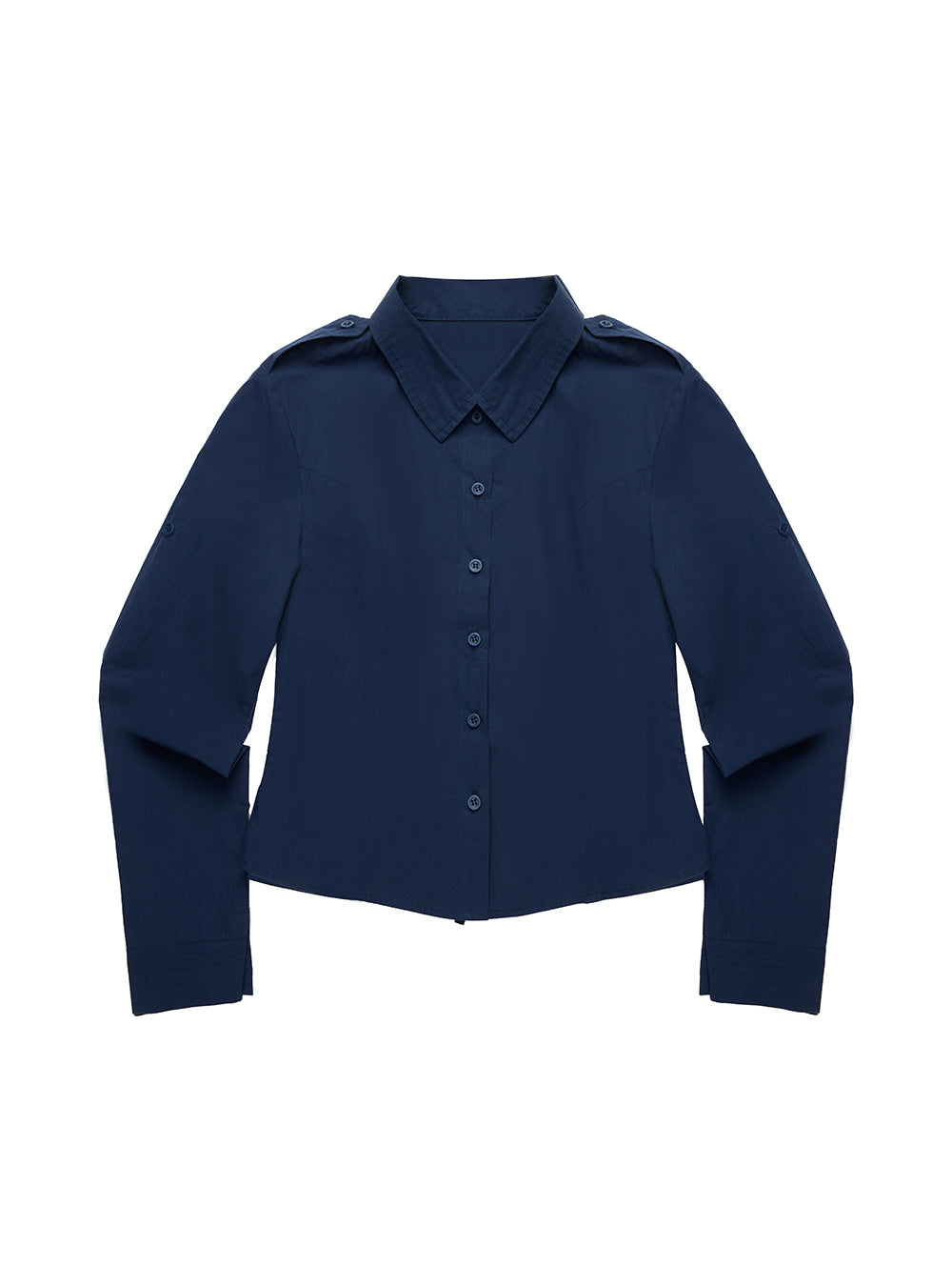 Shoulder Detail Cotton Shirt