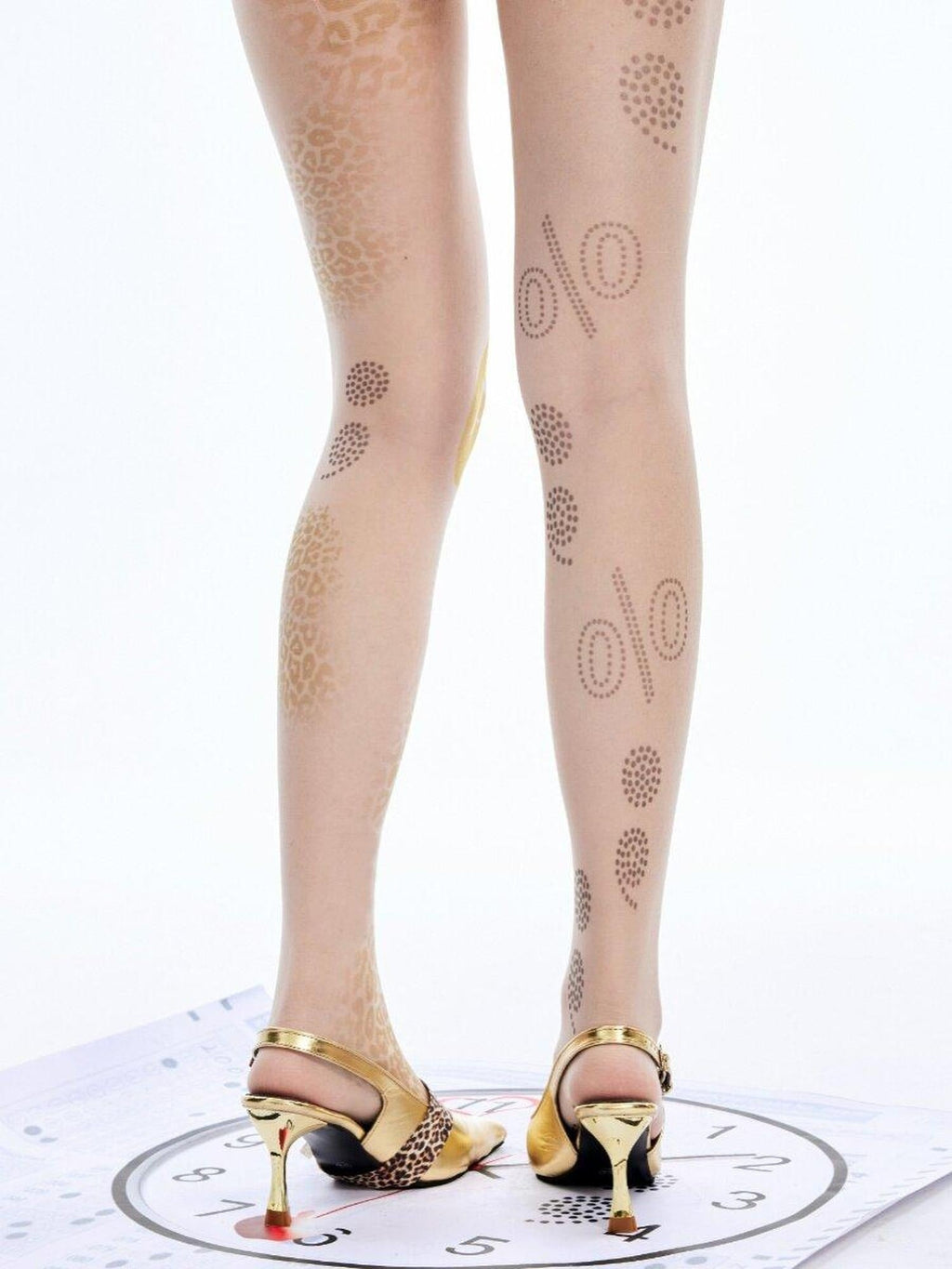 Ultra Thin Velvet Sheer Unique Edgy Womens Nude Seamless Tights