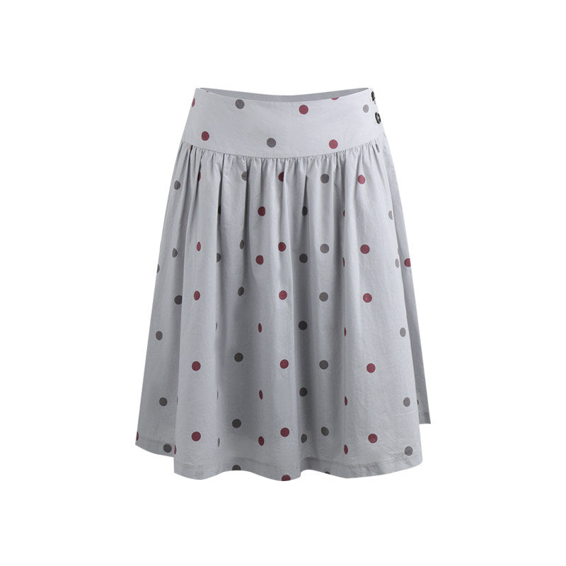 Cold Ash Dot Flare Skirt