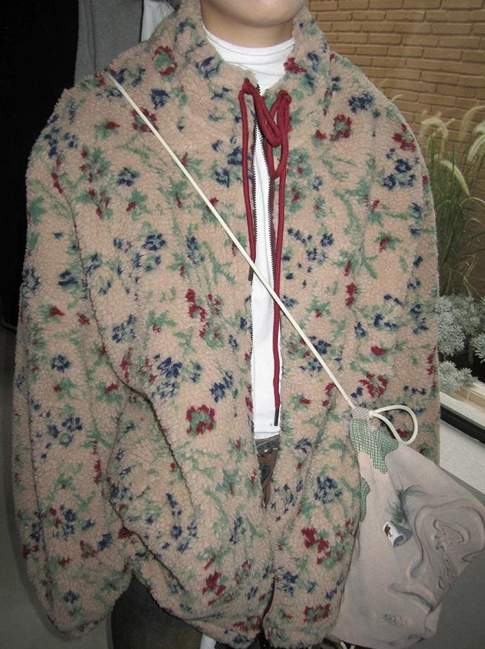 3months | RETRO PLUSH JACKET【ID:TN00050】