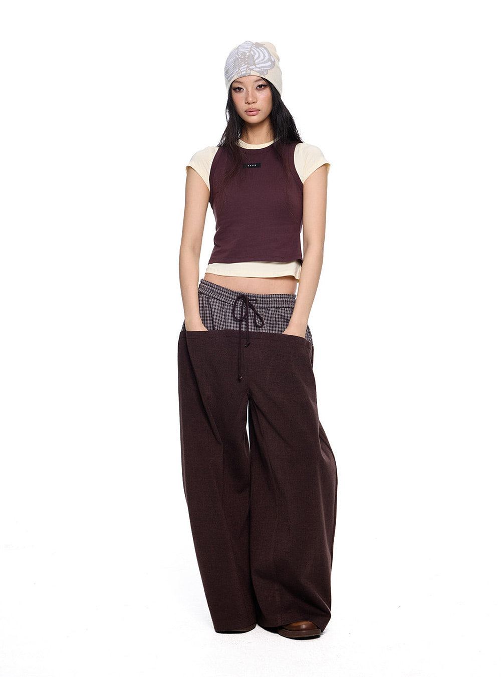 Two-Piece Layered Short Sleeve Top (3color)
