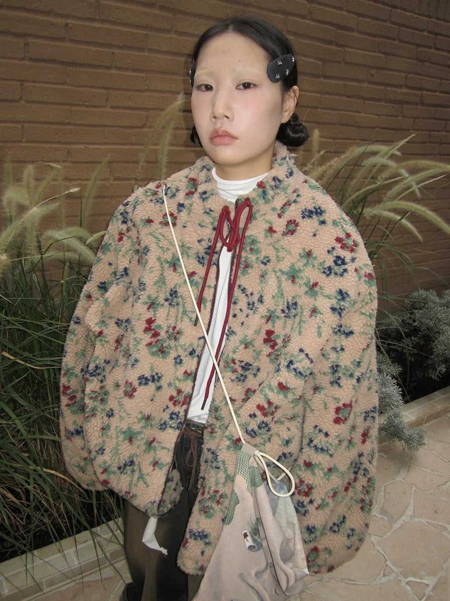 3months | RETRO PLUSH JACKET【ID:TN00050】