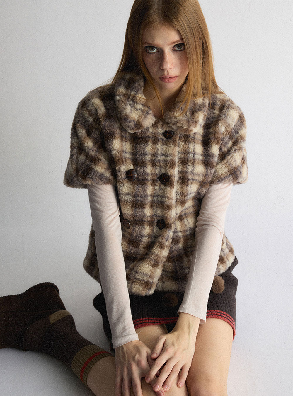 Winter Retro Check Vest