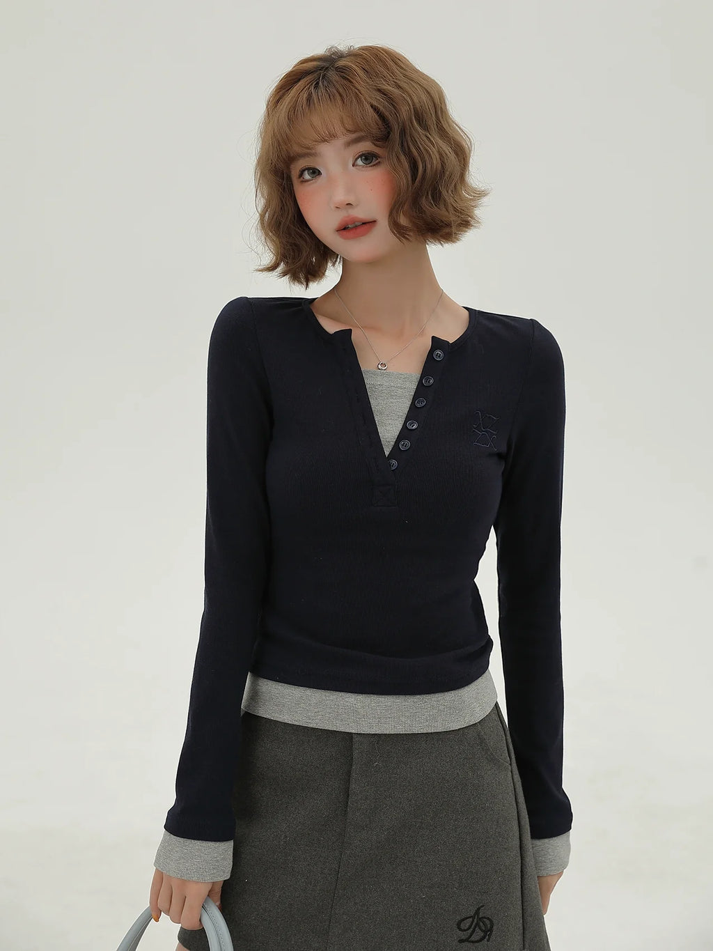 Navy blue spelled gray