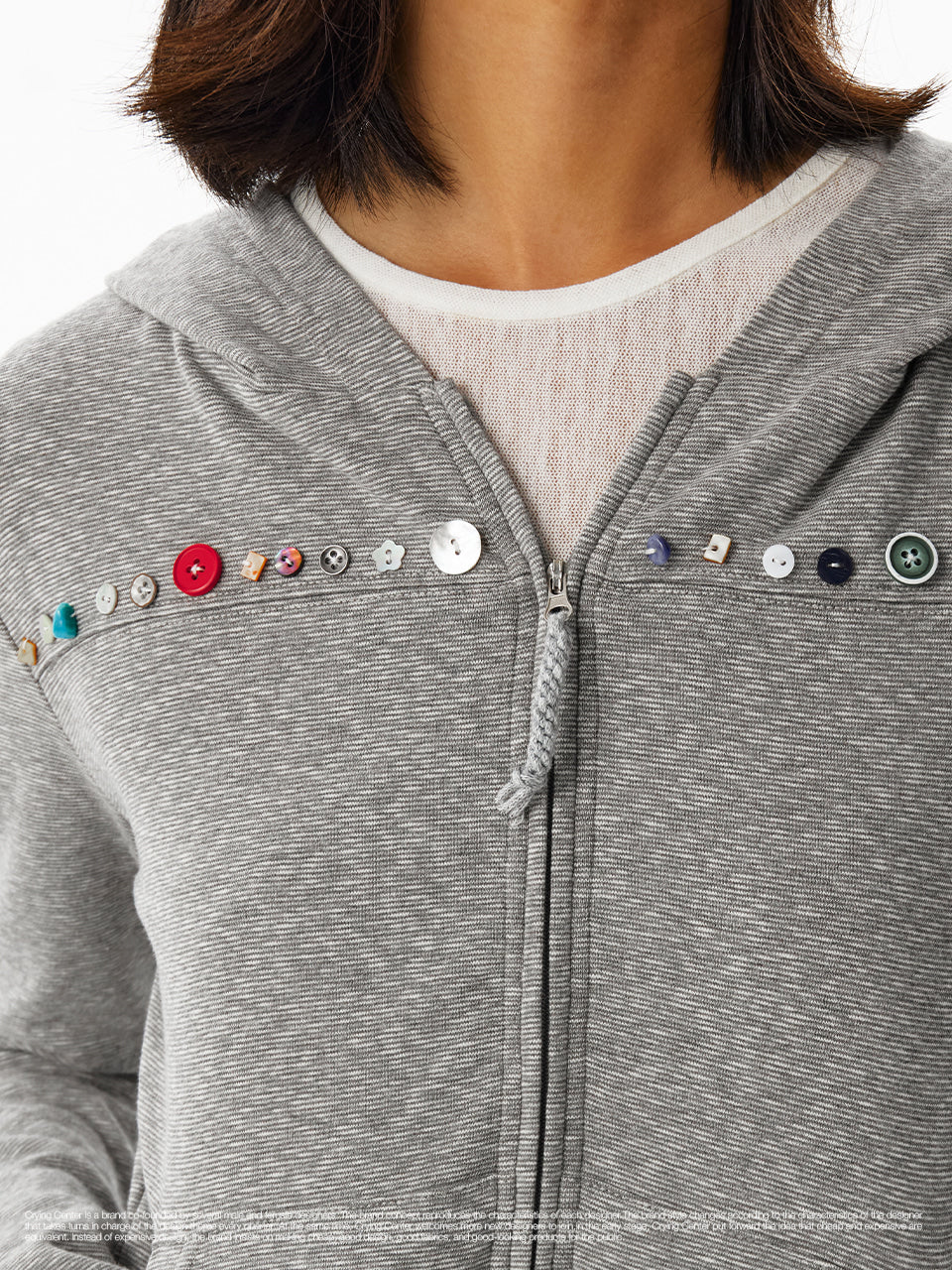 CryingCenter Floral Hoodie