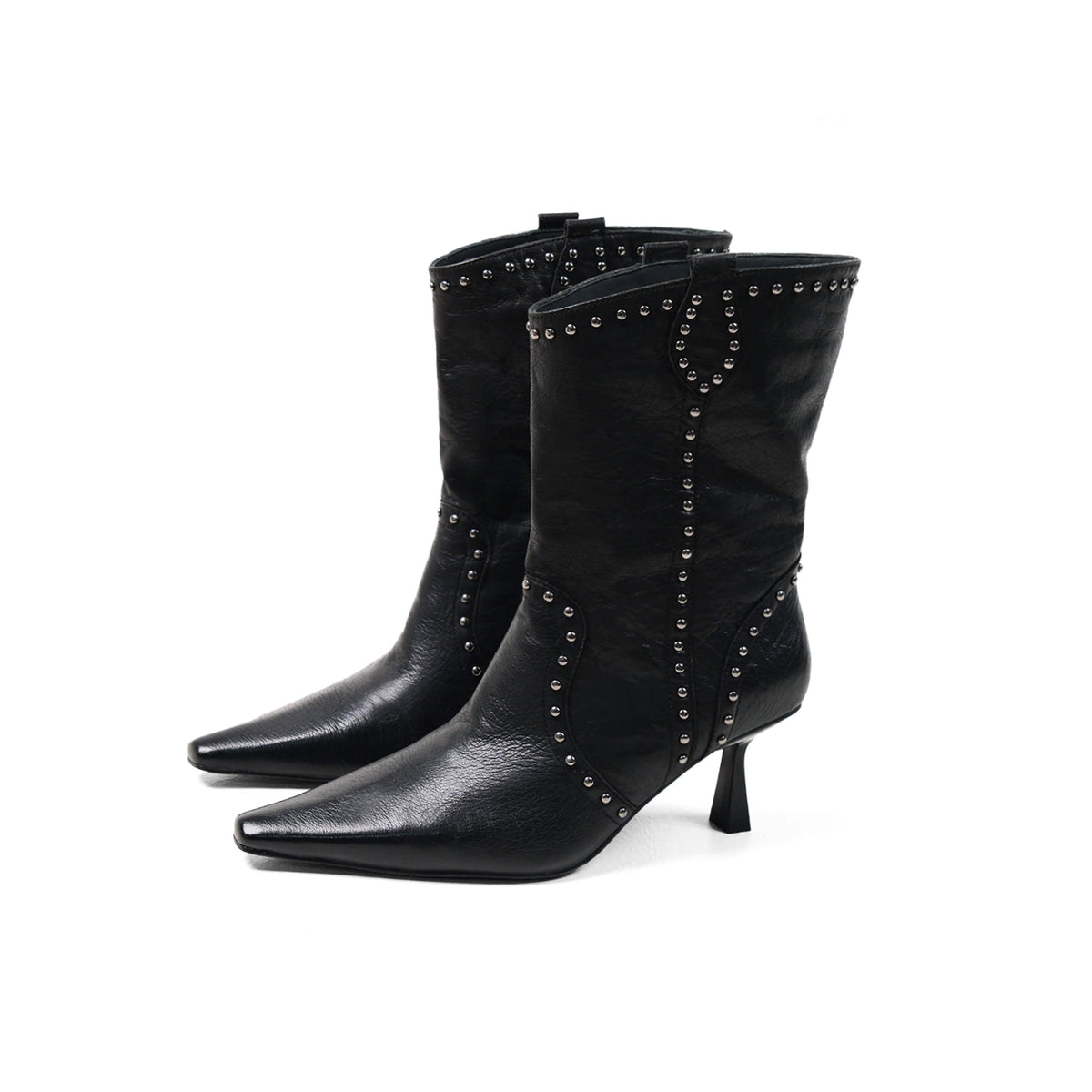 Wild Edge Rivet Boots (2color)