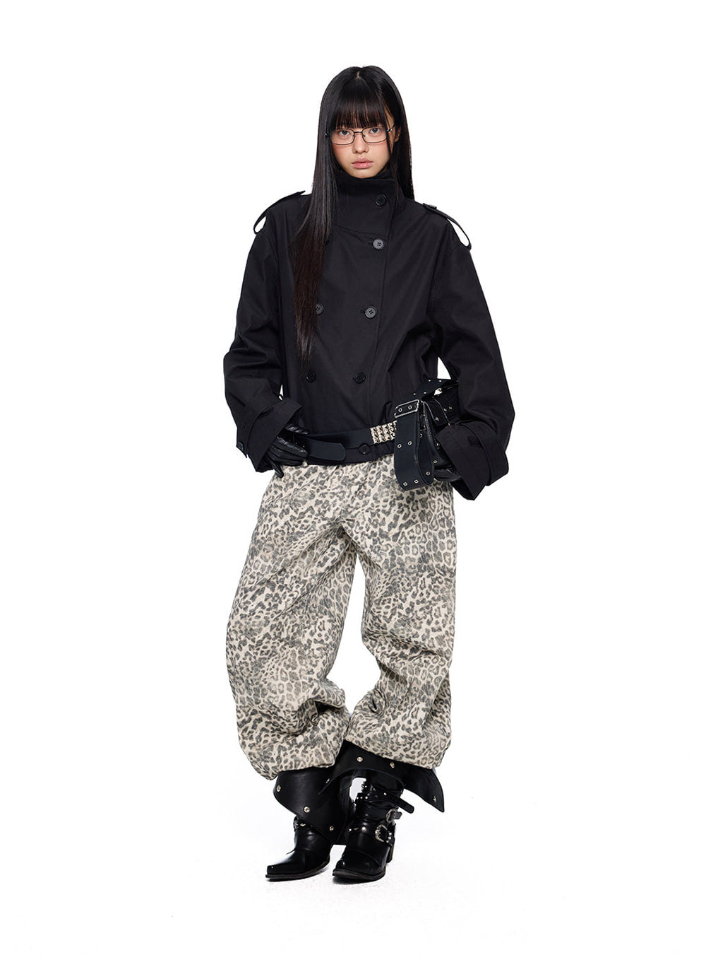 Feral Line Leopard Wide Pants