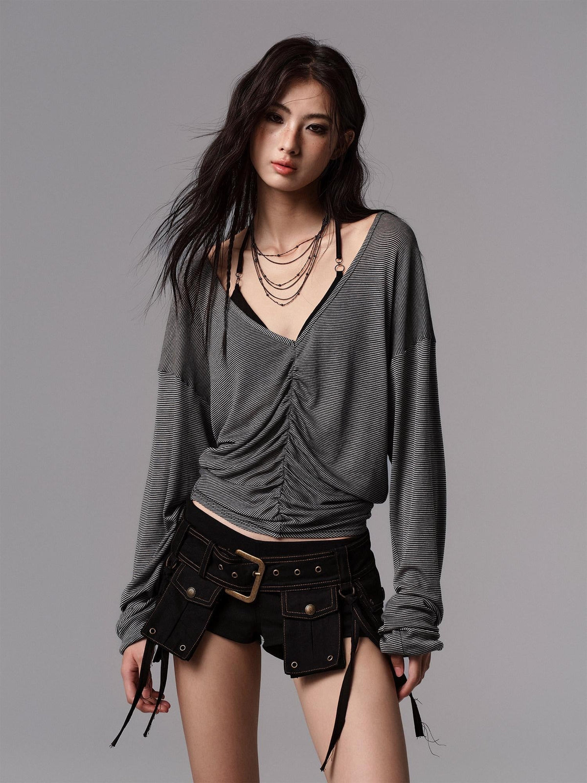 Stretch Low Waist Button Fly Slim Straight Casual Women Cotton Denim Shorts
