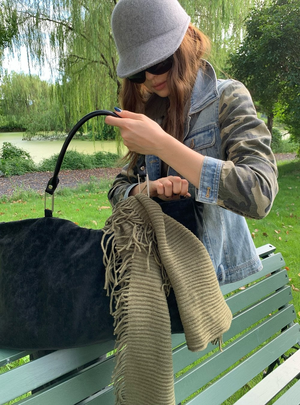 Soft Texture Large Tote Bag (3color)
