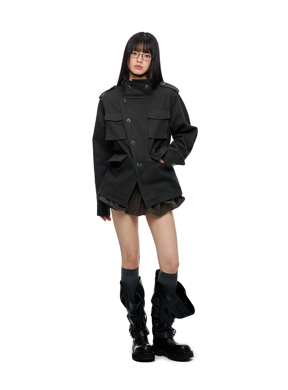 Carbon Wash Flap Work Jacket