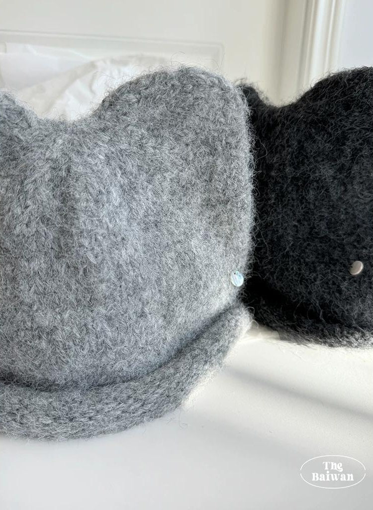 TRIA SELECT | FLUFFY CAT EARS WOOL CAP【ID:TN00085】