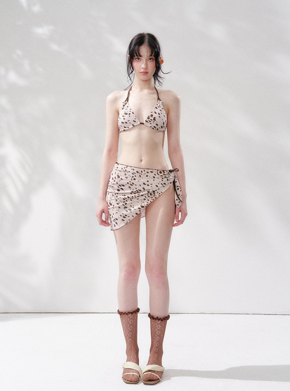 Leopard Spot Triangle Swim Set (3Piece)