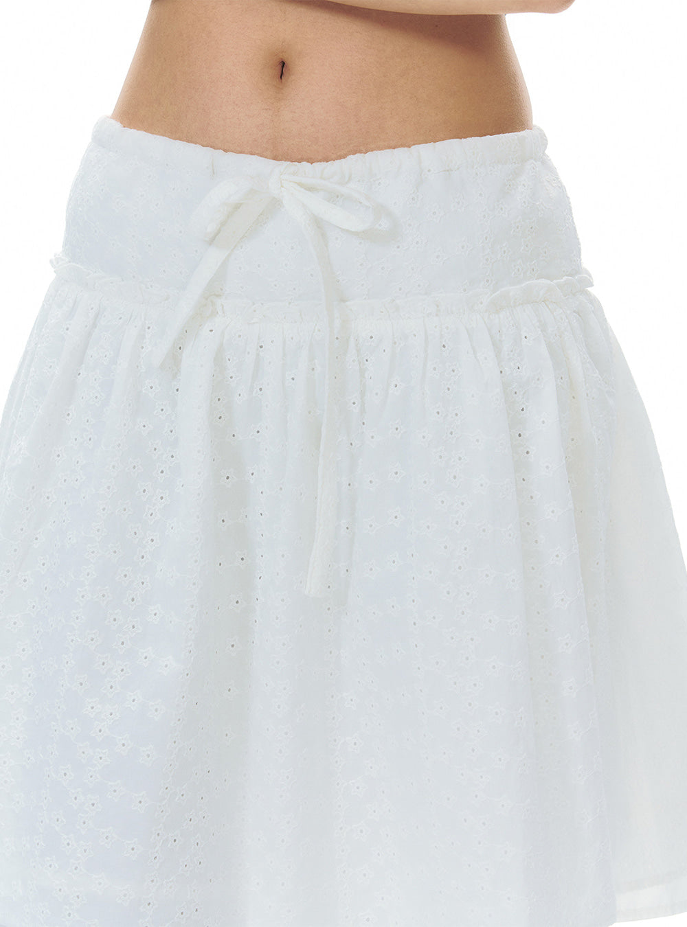 Layered Drawstring Skirt (2color)