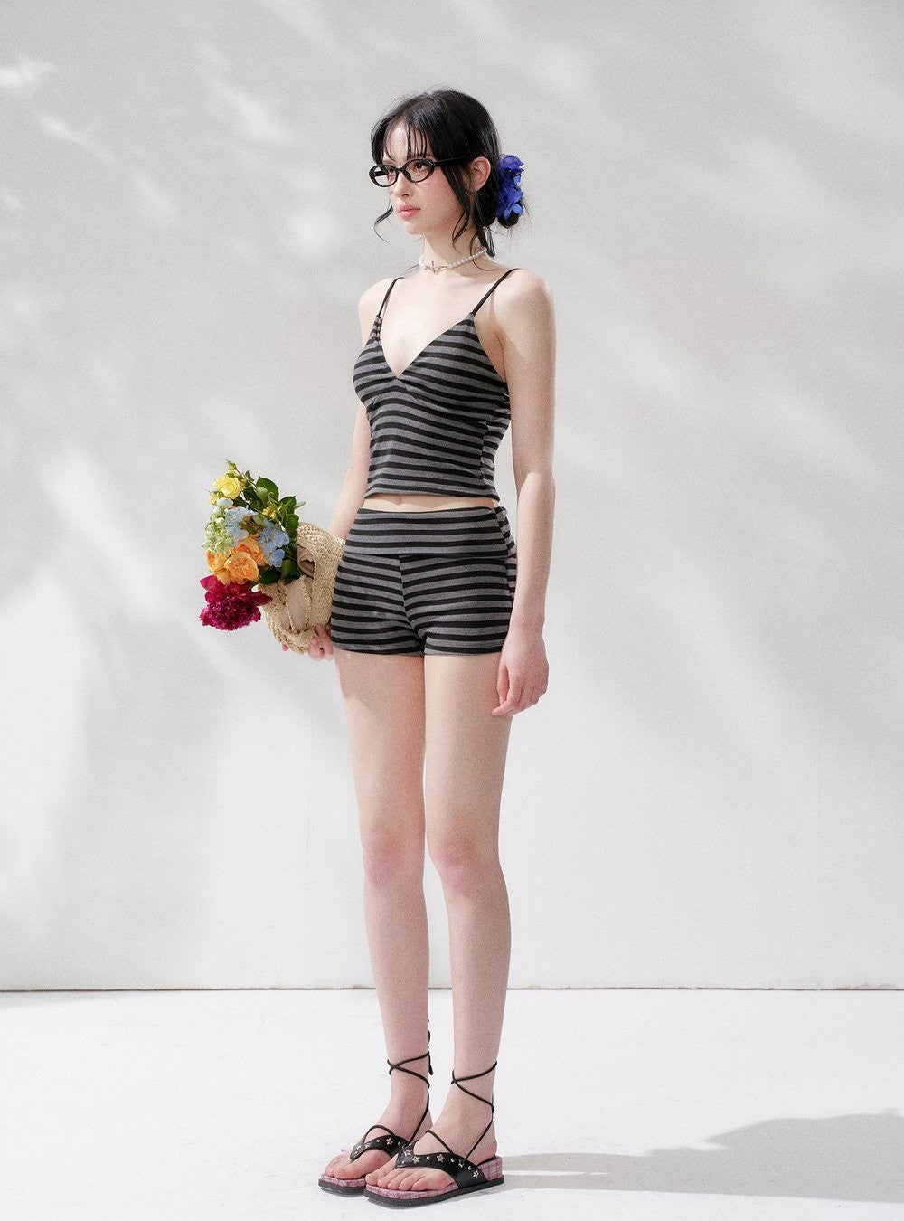 Stripe Layered Swim Set (2Piece)