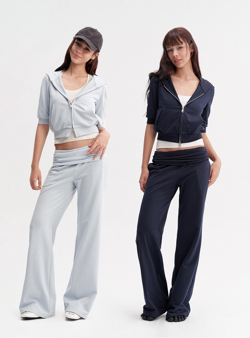 Cloud Zip Hoodie & Lounge Pants (2color)