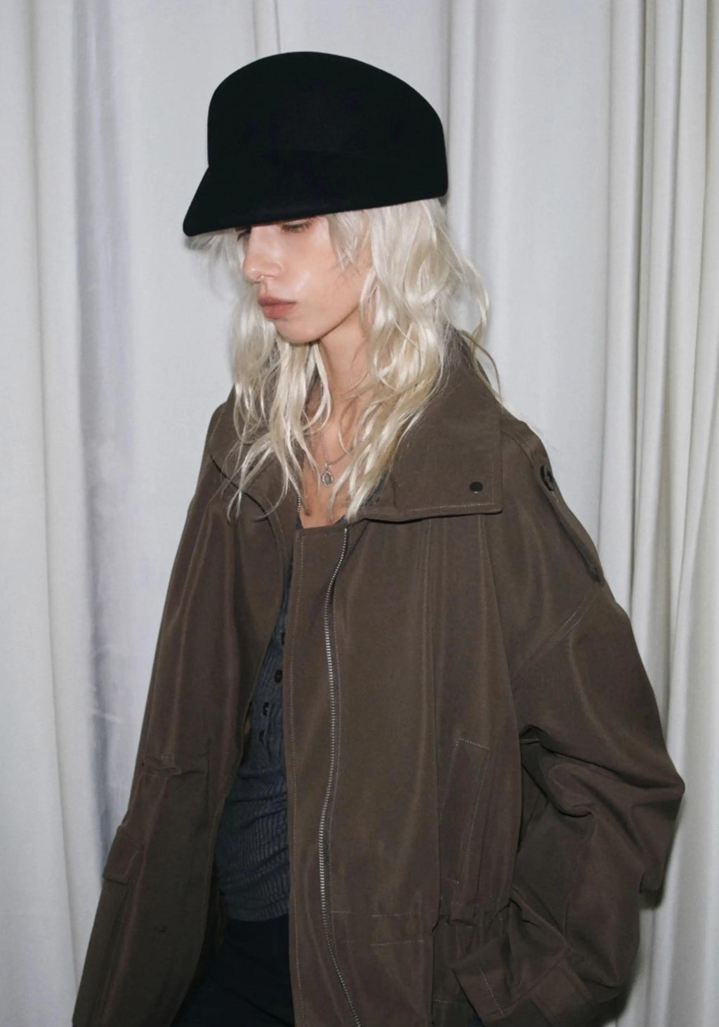 TRIA SELECT | WOOL EQUESTRIAN NEWSBOY CAP【ID:TN00083】